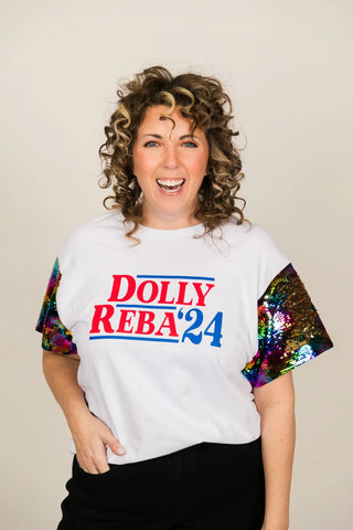 Dolly/Reba Party Tee - Fringe+Co