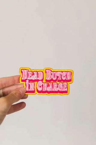 Head Butch In Charge Patch
