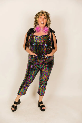 Rainbow Sequin Party Jumpsuit - Fringe+Co