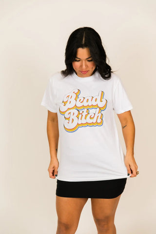 Bead Bitch Adult T-shirt - Fringe+Co