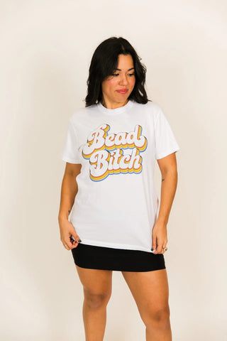 Bead Bitch Adult T-shirt - Fringe+Co