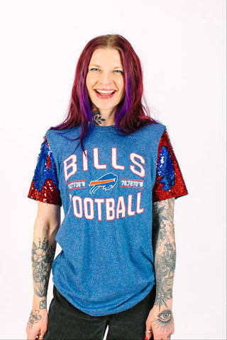 Bills Football Party Tee - Fringe+Co