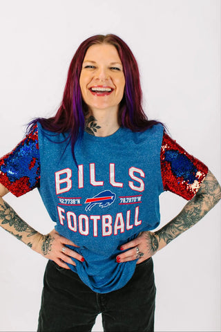 Bills Football Party Tee - Fringe+Co