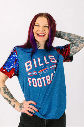 Bills Football Party Tee - Fringe+Co