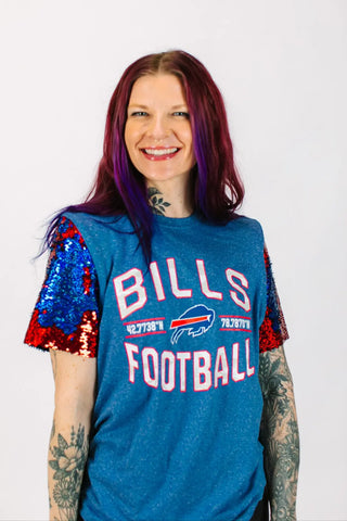 Bills Football Party Tee - Fringe+Co