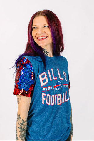 Bills Football Party Tee - Fringe+Co