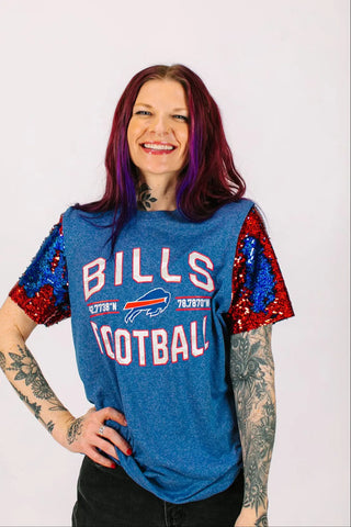 Bills Football Party Tee - Fringe+Co