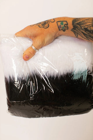 Black Ombre Poly Fringe - Fringe+Co