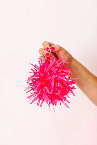 Bubble Gum Pink Pom Poms - Fringe+Co