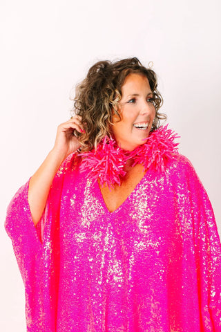 Bubble Gum Pink Pom Poms - Fringe+Co