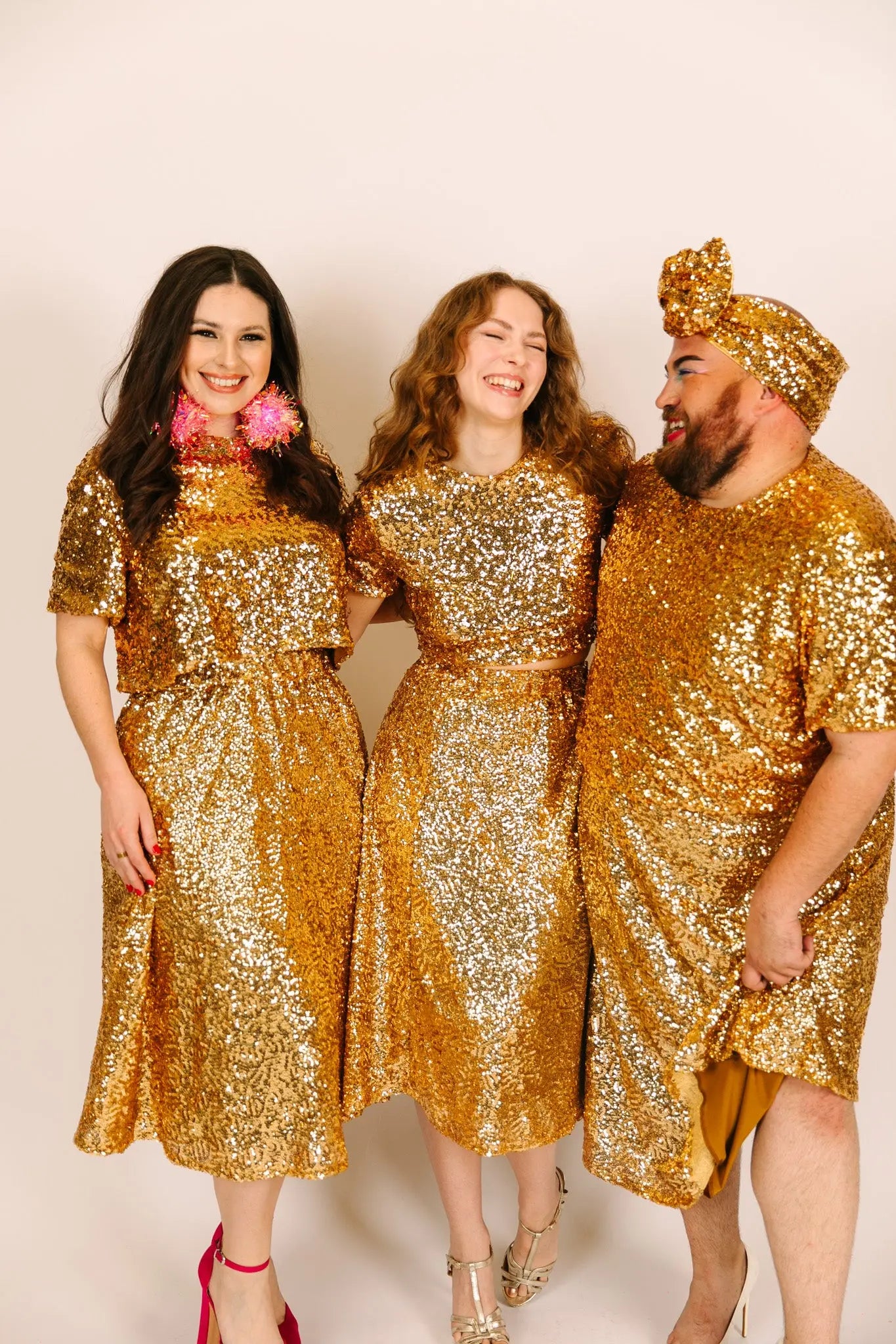 Gold skirt sequin best sale