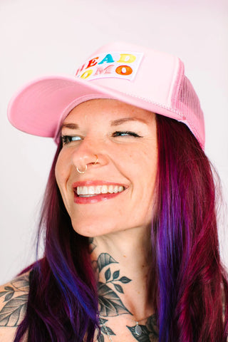 Head Homo Light Pink Trucker - Fringe+Co