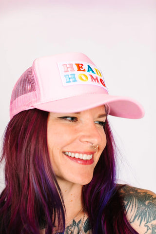 Head Homo Light Pink Trucker - Fringe+Co