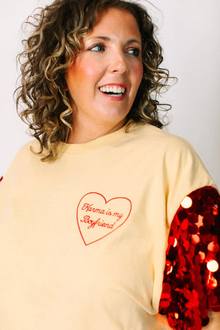 Karma Is My Boyfriend Party Tee - Fringe+Co