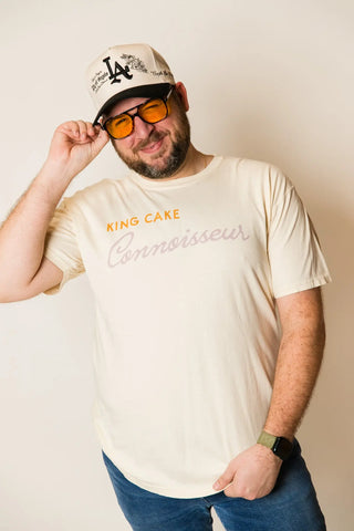 King Cake Connoisseur Adult T-shirt - Fringe+Co