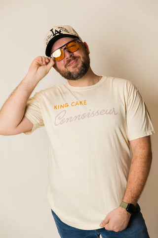 King Cake Connoisseur Adult T-shirt - Fringe+Co