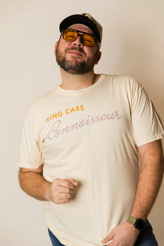 King Cake Connoisseur Adult T-shirt - Fringe+Co