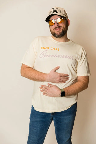 King Cake Connoisseur Adult T-shirt - Fringe+Co