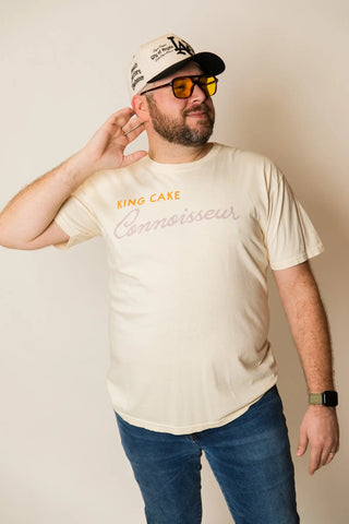 King Cake Connoisseur Adult T-shirt - Fringe+Co