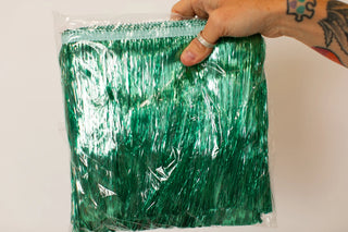 Mint Tinsel Trim - Fringe+Co