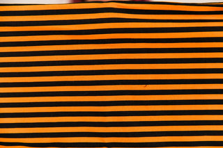 Orange and Black Stripe Party Wrap - Fringe+Co
