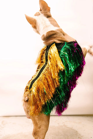 PRESALE: Doggie Tinsel Jacket - Fringe+Co