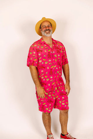 Pink Crawfish DADDY Shorts - Fringe+Co