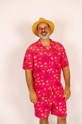 Pink Crawfish DADDY Shorts - Fringe+Co
