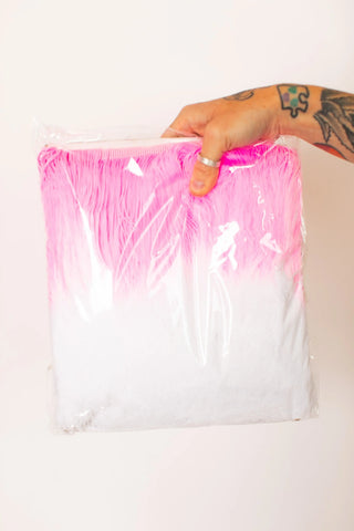 Pink Ombre Poly Trim - Fringe+Co