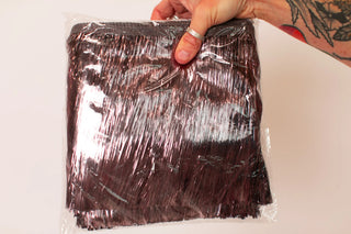 Plum Tinsel Trim - Fringe+Co