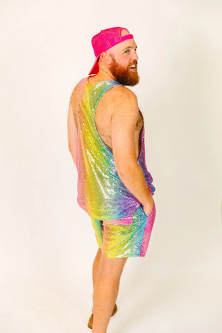 Rainbow Ombre Racerback Tank - Fringe+Co