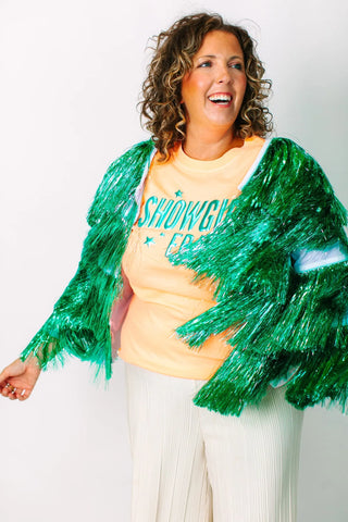 Showgirl Tinsel Jacket - Fringe+Co
