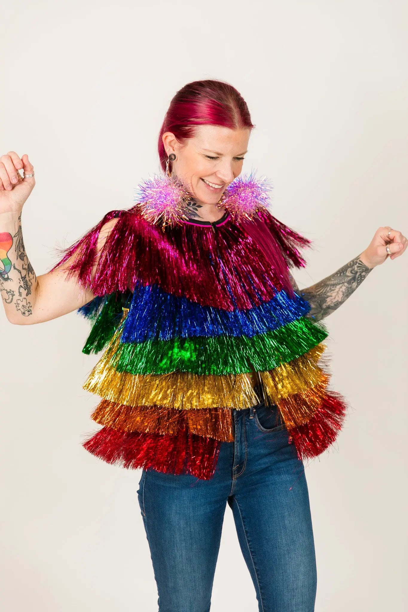 Party city fringe on sale vest