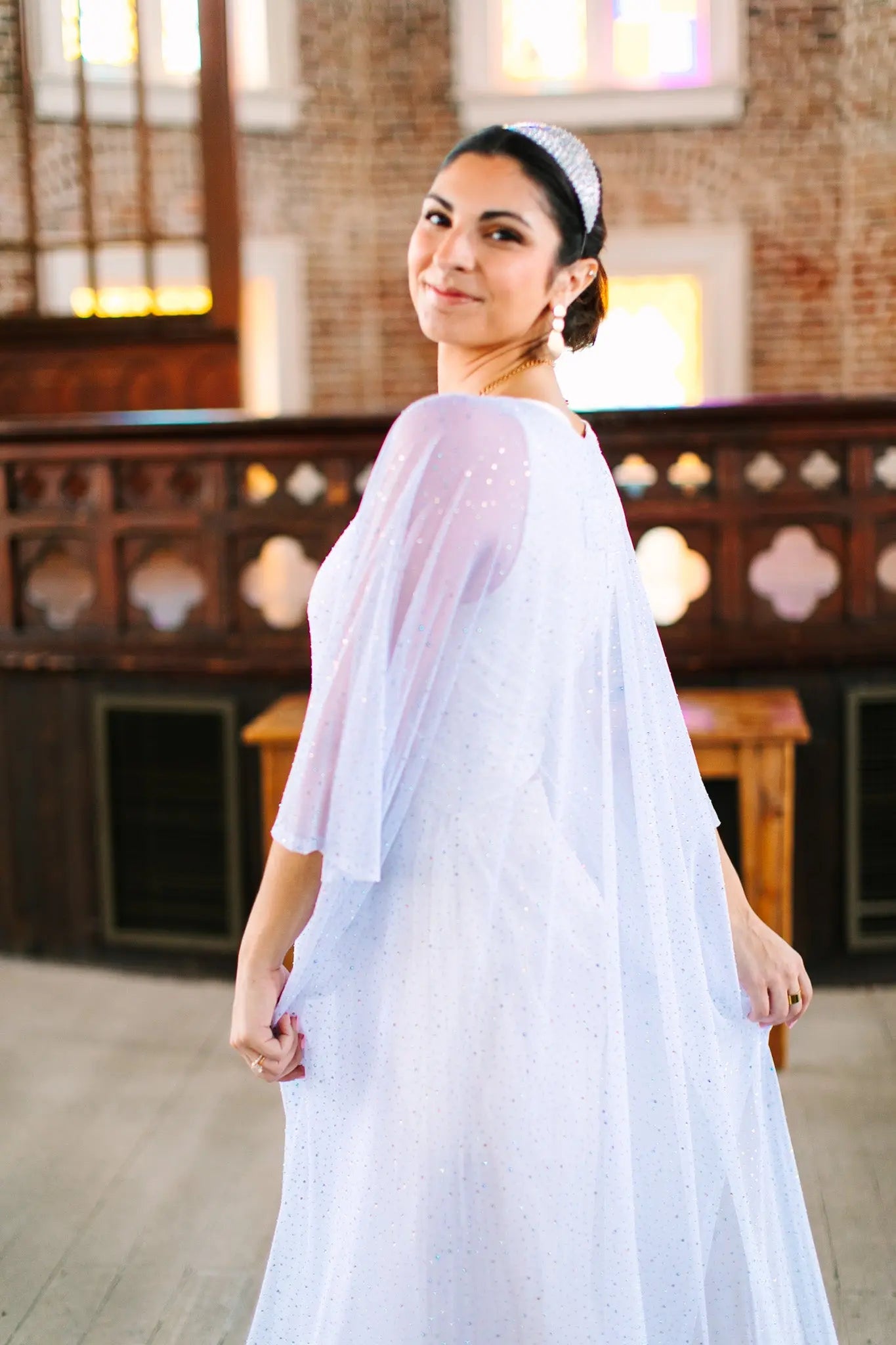 Caftan white clearance