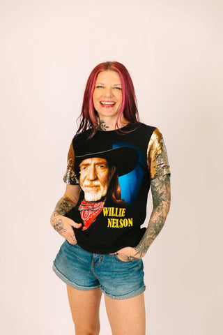 Willie Nelson Autumn Tour Party Tee - Fringe+Co