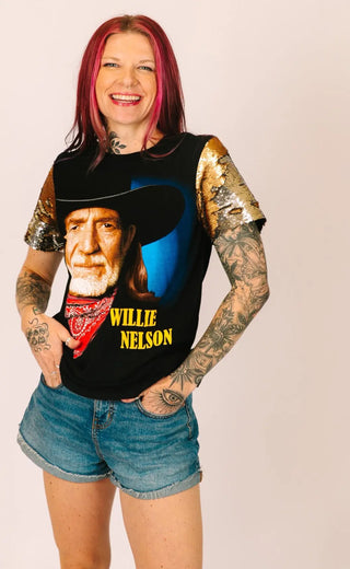 Willie Nelson Autumn Tour Party Tee - Fringe+Co