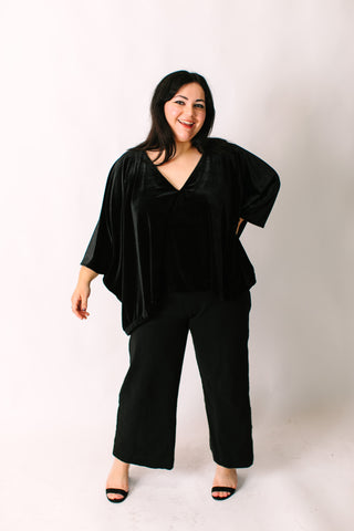 Black Velvet Tunic