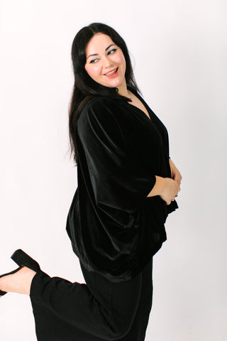 Black Velvet Tunic