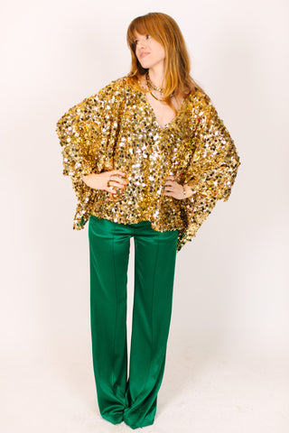 Gold Multi Sequin Tunic