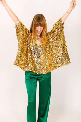 Gold Multi Sequin Tunic