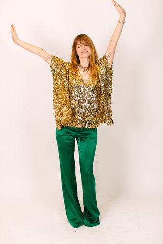 Gold Multi Sequin Tunic