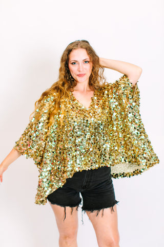 Gold Multi Sequin Tunic