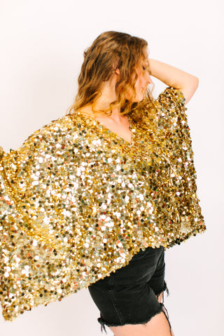 Gold Multi Sequin Tunic