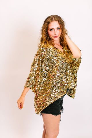 Gold Multi Sequin Tunic