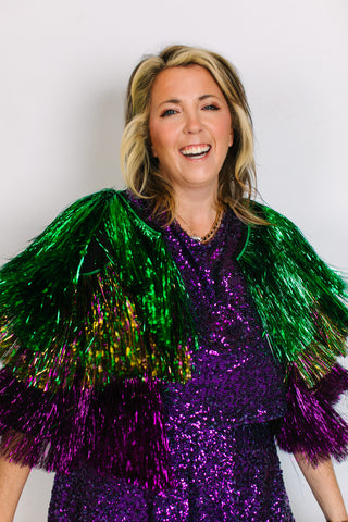 Carnival Krewe Tinsel Jacket