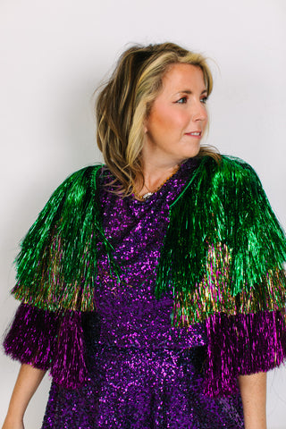 Carnival Krewe Tinsel Jacket