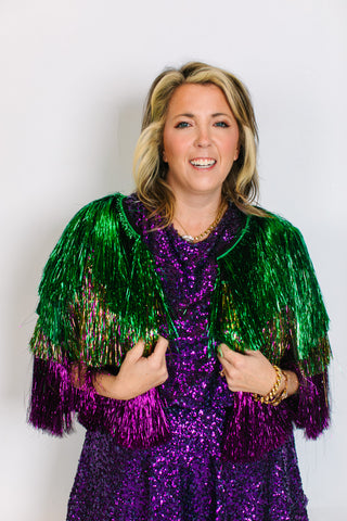 Carnival Krewe Tinsel Jacket