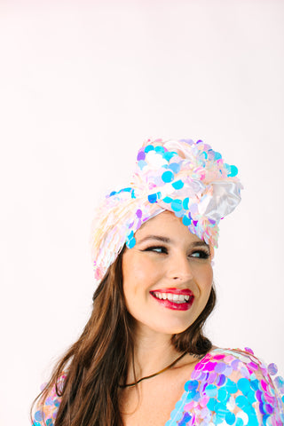 Iridescent Paillette Party Wrap