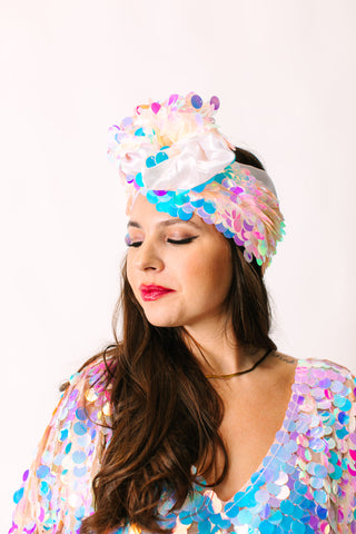 Iridescent Paillette Party Wrap
