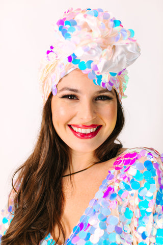 Iridescent Paillette Party Wrap